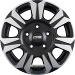 CMS-WHEELS - C31 DIAMANT SCHWARZ GLANZ 6,5X16 LK:5/160 ET:60 ML:65,1