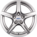 ALUTEC - GRIP POLAR-SILBER 6X15 LK:5/100 ET:38 ML:57,1
