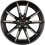 BORBET - LX BLACK MATT SPOKE RIM POLISHED 8,5X19 LK:5/112 ET:40 ML:66,5
