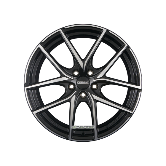 DEZENT - TO DARK BLACK/POLISHED 8X19 LK:5/108 ET:55 ML:63,4