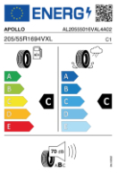 APOLLO ALN-4G 205/55 R16 94 V XL