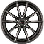 BORBET - LX GRAPHITE SPOKE RIM POLISHED 8,5X19 LK:5/112 ET:30 ML:66,5