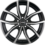 AUTEC - VIDRON SCHWARZ POLIERT 6,5X17 LK:5/100 ET:39 ML:57,1