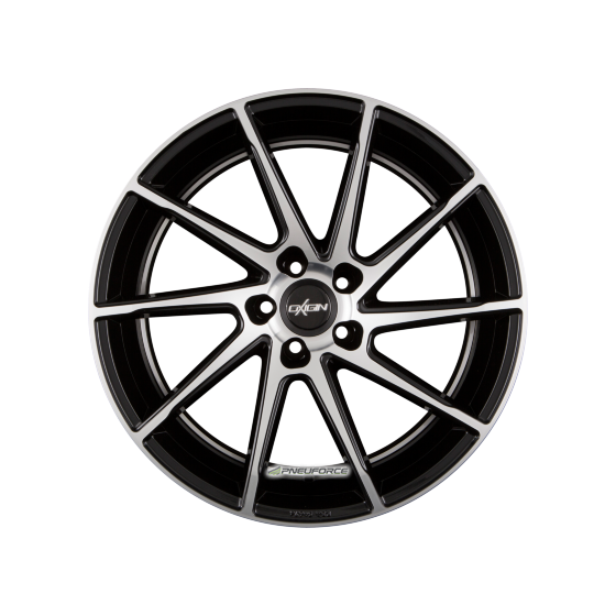 OXIGIN - 20 ATTRACTION BLACK FULL POLISH 9X20 LK:5/112 ET:28 ML:66,6