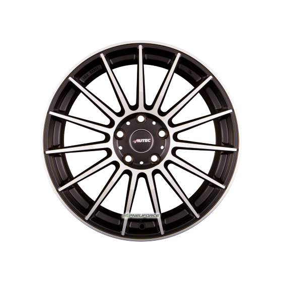 AUTEC - LAMERA SCHWARZ MATT POLIERT 8X19 LK:5/108 ET:45 ML:70