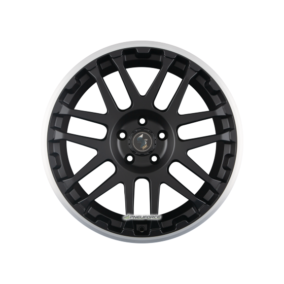 ETABETA - COMBAT BLACK MATT LIP + CAP POL. 8X17 LK:5/120 ET:45 ML:65,1