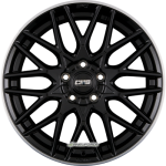 CMS-WHEELS - C25 DIAMANT HORN SCHWARZ GLANZ 7X17 LK:4/100 ET:38 ML:67.2R