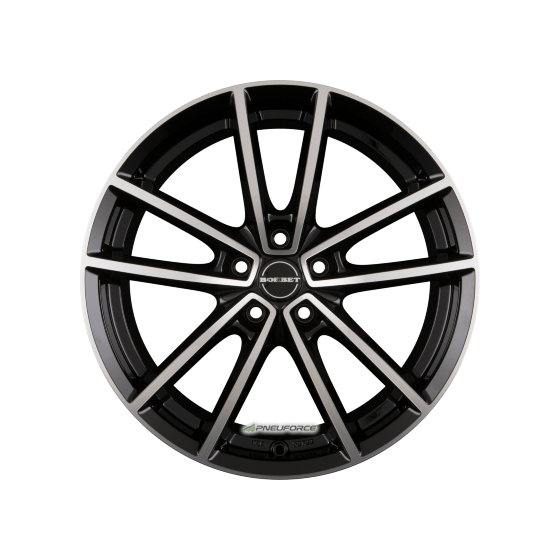 BORBET - W BLACK POLISHED GLOSSY 8X18 LK:5/108 ET:40 ML:72,5