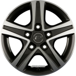 BORBET - CWD MISTRAL ANTHRACITE GLOSSY POLISHED 6X15 LK:5/118 ET:68 ML:71,1