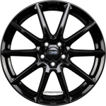 CMS-WHEELS - C39 SCHWARZ GLANZ 6,5X16 LK:4/108 ET:38 ML:65,1