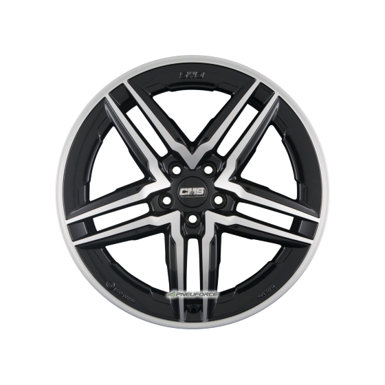 CMS-WHEELS - C29-AERO DIAMANT SCHWARZ GLANZ 8X19 LK:5/112 ET:34 ML:66,5