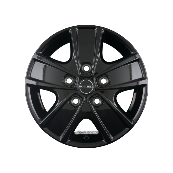BORBET - CWG BLACK GLOSSY 6X16 LK:5/118 ET:68 ML:71,1