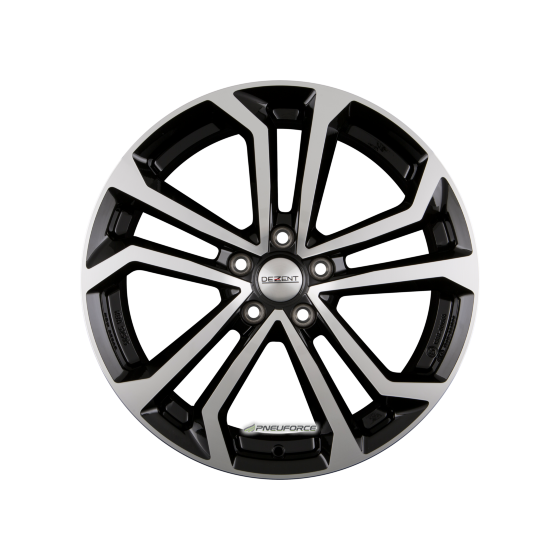 DEZENT - TA DARK BLACK/POLISHED 7X17 LK:5/114,3 ET:48,5 ML:67,1