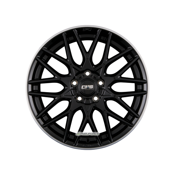 CMS-WHEELS - C25 DIAMANT HORN SCHWARZ GLANZ 8X19 LK:5/108 ET:50 ML:63,4