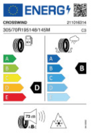 CROSSWIN CWS20E 305/70R195 148/145M