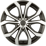 ALUTEC - W10X RACING-SCHWARZ FRONTPOLIERT 8,5X19 LK:5/112 ET:28 ML:66,5