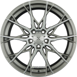 AXXION - X1 DAYTONA GRAU HOCHGLANZPOLIERT 8,5X19 LK:5/112 ET:45 ML:72,6