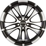 RONAL - R59 JETBLACK-FRONTKOPIERT 7,5X17 LK:5/112 ET:35 ML:76
