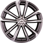 AEZ ARUBA DARK - Gunmetal Glänzend Frontpoliert