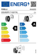 PIRELLI CIN-C3 205/65 R17 100Y XL