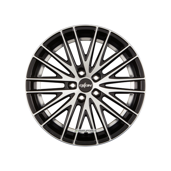 OXIGIN - 19 OXSPOKE BLACK FULL POLISH 9X20 LK:5/114,3 ET:38 ML:72,6