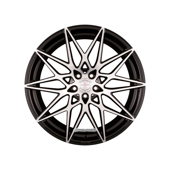 AXXION - AX9 SCHWARZ HOCHGLANZPOLIERT 9X20 LK:5/108 ET:48 ML:63,4