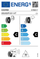 COOPER AT3-S2 265/65 R18 114T