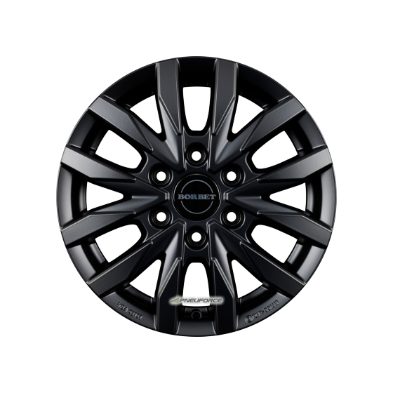 BORBET - CW6 BLACK MATT 6,5X17 LK:6/139,7 ET:48 ML:92,4