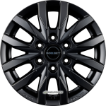 BORBET - CW6 BLACK MATT 6,5X17 LK:6/139,7 ET:48 ML:92,4