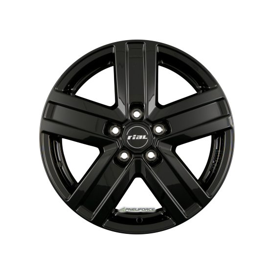 RIAL - TRANSPORTER DIAMANT-SCHWARZ 6,5X16 LK:5/160 ET:60 ML:65,1