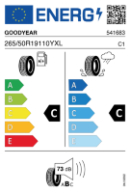 GOODYEAR F1-ASY 265/50 R19 110Y XL