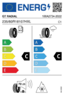 GTRADIAL WIN-HP 235/60 R18 107H XL