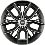 MOMO - MASSIMO BLACK MATT POLISH 8X18 LK:5/112 ET:48 ML:72,3