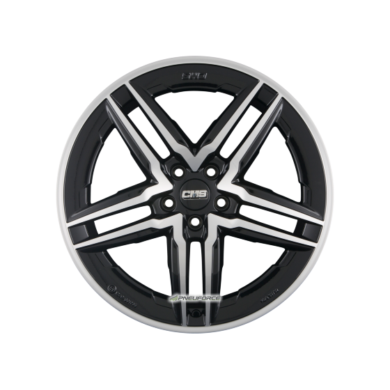CMS-WHEELS - C29-AERO DIAMANT SCHWARZ GLANZ 8X19 LK:5/108 ET:55 ML:63,4