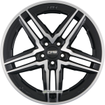 CMS-WHEELS - C29-AERO DIAMANT SCHWARZ GLANZ 8X19 LK:5/108 ET:55 ML:63,4