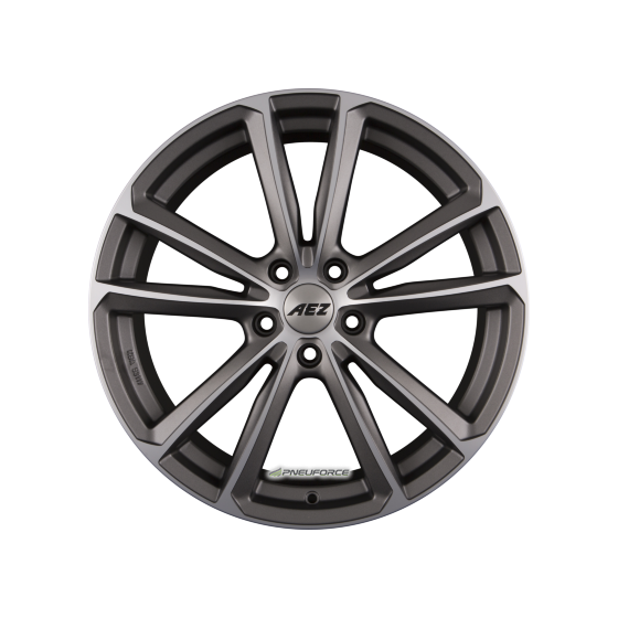 AEZ - TIOGA TITAN GRAPHITE MATT/POLISHED 7,5X18 LK:5/112 ET:25 ML:66,6