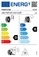 FIRESTON V2-WIN 185/75 R16 104/102R