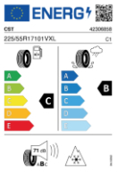 CST ACP1 225/55 R17 101V XL