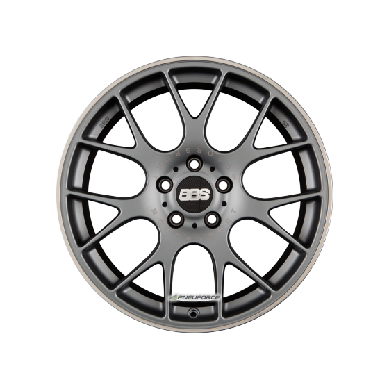 BBS CH-R Titan Matt mit Edelstahl Anfahrschutz