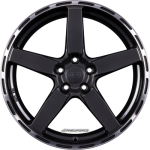 DOTZ - MARINABAY DARK GUNMETAL/POLISHED LIP 9,5X19 LK:5/120 ET:40 ML:72,6