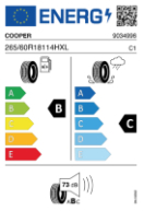 COOPER DI-ATT 265/60 R18 114H XL