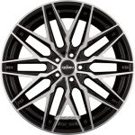 OXIGIN - 25 OXCROSS BLACK FULL POLISH 7,5X17 LK:5/112 ET:51 ML:57,1