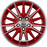 CMS-WHEELS - C23 DIAMANT ROT GLANZ 6X15 LK:4/98 ET:40 ML:58,1