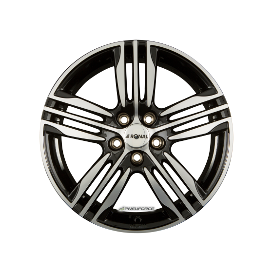 RONAL - R57 SCHWARZ-FRONTKOPIERT 7X17 LK:4/108 ET:45 ML:76