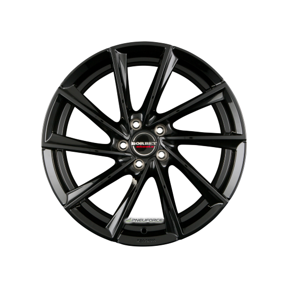 BORBET - VTX BLACK GLOSSY 6,5X20 LK:5/114,3 ET:33 ML:66,1