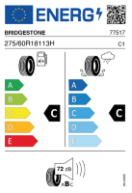 BRIDGEST D 684 275/60 R18 113H