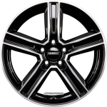 DEZENT - KG DARK BLACK/POLISHED 8,5X20 LK:5/108 ET:47,5 ML:63,4