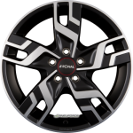 RONAL - R64 JETBLACK-MATT-FRONTKOPIERT 6,5X16 LK:5/120 ET:51 ML:65,06