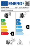 YOKOHAMA - GEOLANDAR A/T (G015) 3PMSF M+S (TL)