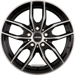 AUTEC - BAVARIS SCHWARZ POLIERT 8X19 LK:5/112 ET:47 ML:66,6